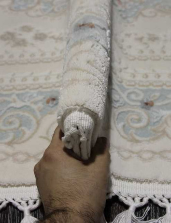 Турецкий ковер HUNKAR-07926T-BLUE-BLUE-OVAL