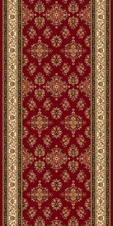 Ковровая дорожка (тканная) Valencia 15 красный
