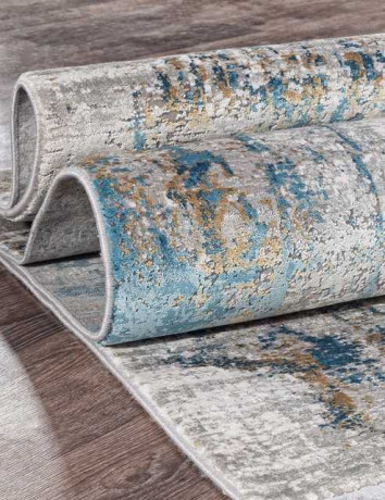 Турецкий ковер OLIMPOS-MT139-CREAM-BLUE-STAN