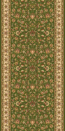 Ковровая дорожка (тканная) Измир 2 зеленый