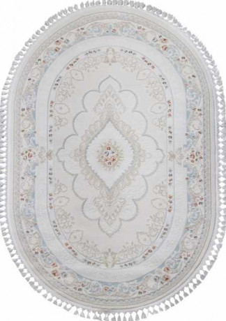 Турецкий ковер HUNKAR-07928T-BLUE-BLUE-OVAL