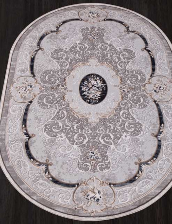 Турецкий ковер BABIL-34786-030-BLUE-OVAL