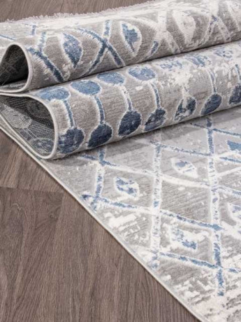 Турецкий ковер ALANYA-22422A-GREY-CREAM-STAN