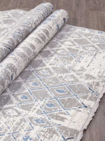 Турецкий ковер ALANYA-22422A-GREY-CREAM-STAN
