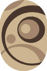 Овальный ковер PLATINUM T151 BEIGE