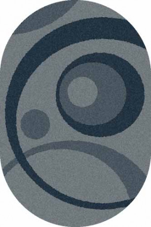 Овальный ковер PLATINUM T151 BLUE