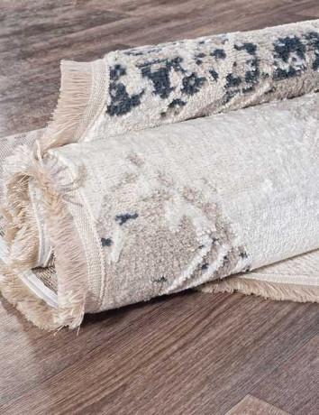 Ковёр ERKAPLAN RODOS-7436D-L-BLUE-CREAM-OVAL