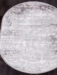 Турецкий ковер RAMIYA-18704S-L-GREY-IVORY-OVAL