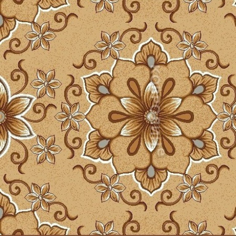 Паласное покрытие ''Медальон Бежевый''