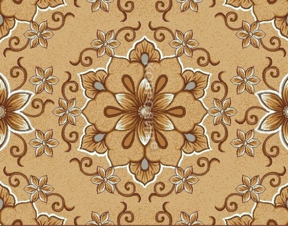 Паласное покрытие ''Медальон Бежевый''
