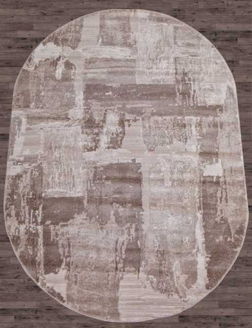 Турецкий ковер ARMINA-03710A-BROWN-BROWN-OVAL