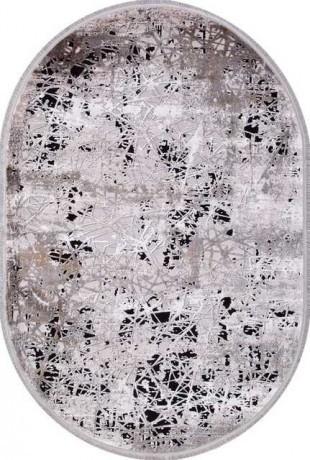 Турецкий ковер RAMIYA-18708S-D-BEIGE-GREY-OVAL