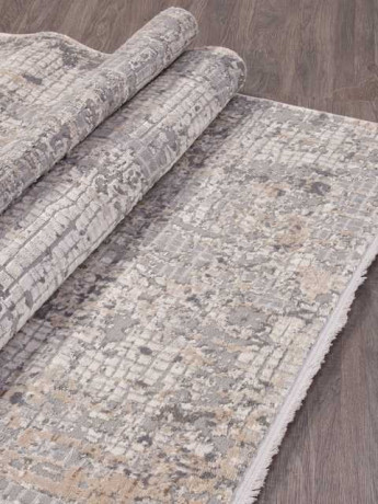 Турецкий ковер ALANYA-23539A-GREY-SHR-WHITE-STAN