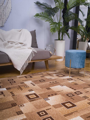 Паласное покрытие ''Кубик Коричневый''