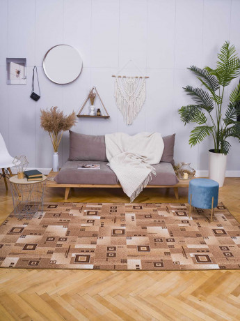 Паласное покрытие ''Кубик Коричневый''