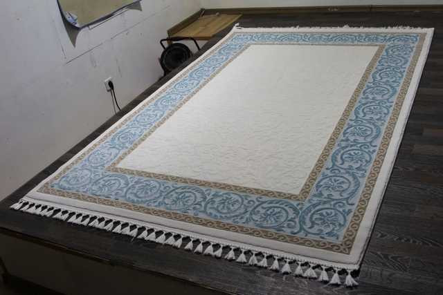 Турецкий ковер HUNKAR-08058T-BLUE-WHITE-STAN