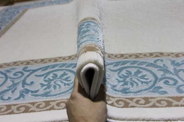 Турецкий ковер HUNKAR-08058T-BLUE-WHITE-STAN