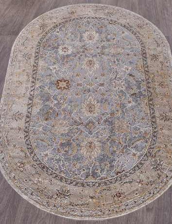 Турецкий ковер OPERA-6033C-BEIGE-GREY-OVAL