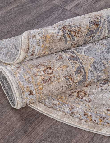 Турецкий ковер OPERA-6033C-BEIGE-GREY-OVAL