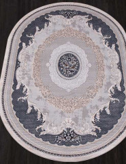 Турецкий ковер BABIL-34814-030-BLUE-OVAL