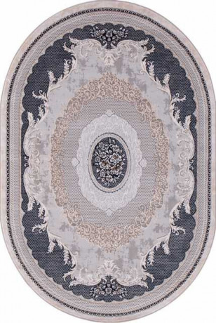 Турецкий ковер BABIL-34814-030-BLUE-OVAL