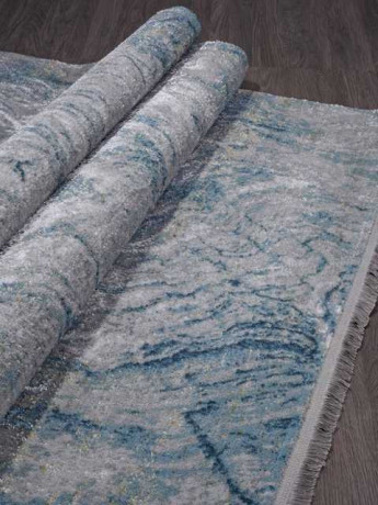 Турецкий ковер AJMAL-LP-308-GREY-BLUE-STAN