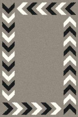 Прямоугольный ковер PLATINUM T638 GRAY