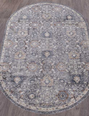 Турецкий ковер OPERA-6034C-L-BLUE-GREY-OVAL