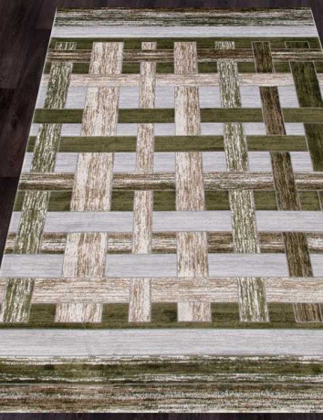 Турецкий ковер TOKIO-17975A-CREAM-D-GREEN-STAN