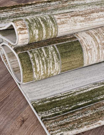 Турецкий ковер TOKIO-17975A-CREAM-D-GREEN-STAN