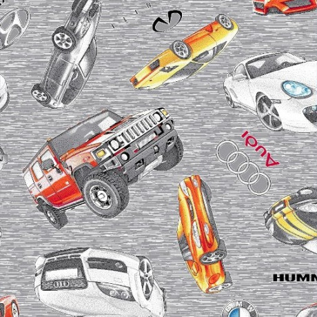 Паласное покрытие ''Машинки Серый''