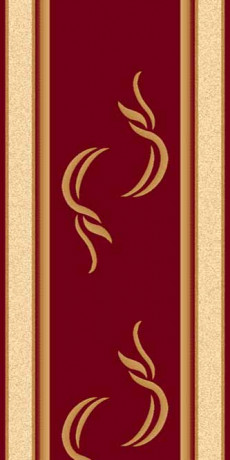 Ковровая дорожка (тканная) Valencia 14 красный