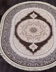 Ковёр MOROCCO D763-BROWN-OVAL