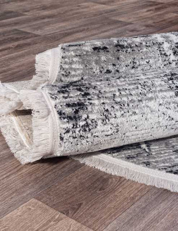 Турецкий ковер MOROCCO-AS-796-GREY-BLACK-OVAL