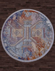 Турецкий ковер RIM-05711G-GREY-GREY-OVAL