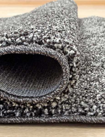 Овальный ковер PLATINUM T600 GRAY-BLACK