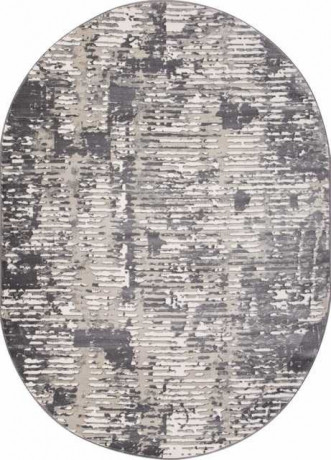 Ковёр ATLANTIS-D999-CREAM-GRAY-OVAL