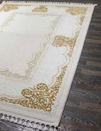 Турецкий ковер HUNKAR-7852-GOLD-WHITE-STAN