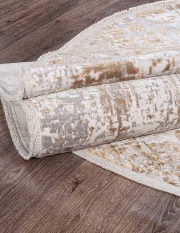 Турецкий ковер ALLURES-12008-CREAM-BEIGE-OVAL