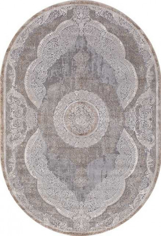 Турецкий ковер ARMINA-03880C-GREY-BROWN-OVAL