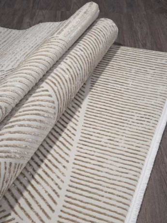 Турецкий ковер FORT-04011A-WHITE-L-BEIGE-STAN