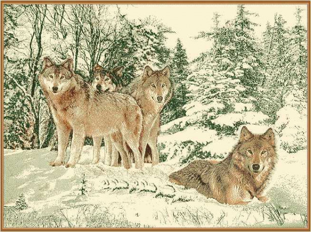 Российские ковры Фауна №1