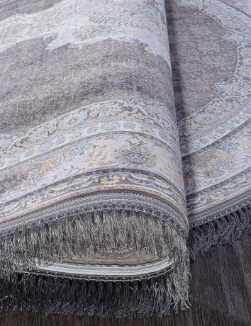 Иранский ковер FARSI 1200 G252-DARK-GRAY-OVAL