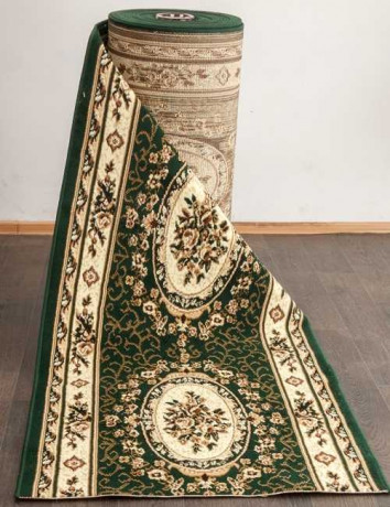 Ковровая дорожка (тканная) Diana 25 зеленый