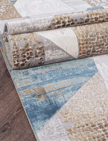 Турецкий ковер ALLURES-12009-CREAM-BLUE-STAN