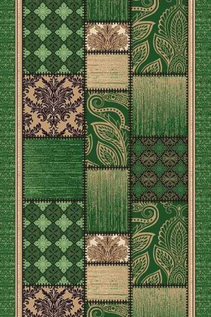 Дорожка паласная Марка Зелёный