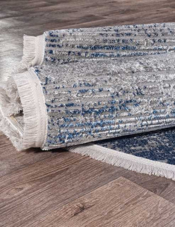 Турецкий ковер MOROCCO-AS-838-NAVY-GREY-OVAL