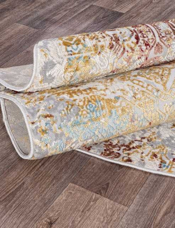 Турецкий ковер TOKIO-15438B-RED-BLUE-OVAL