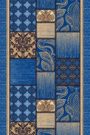 Дорожка паласная Марка Синий