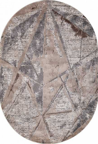 Турецкий ковер ARMINA-04022C-GREY-BROWN-OVAL